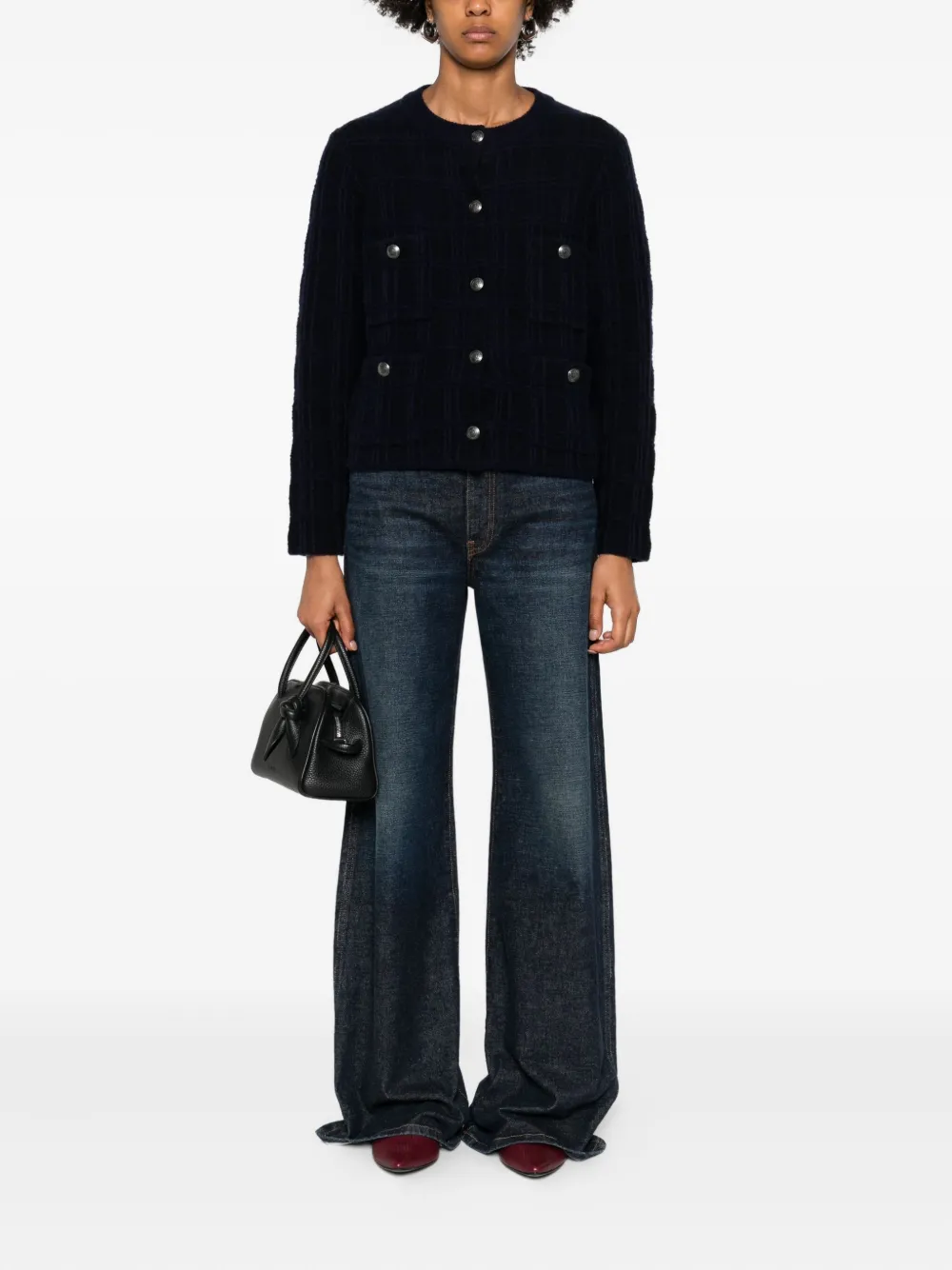Eric Bompard crew-neck tweed jacket | Tweed Jackets | Image 2