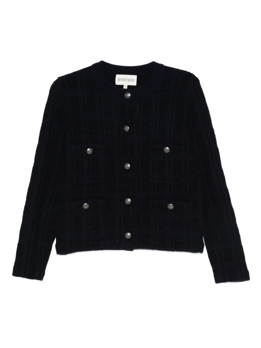 Eric Bompard crew-neck tweed jacket | Blue | Image 1