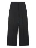 Eric Bompard front-rib palazzo pants - Black