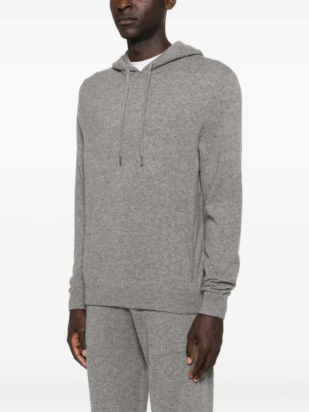 Eric Bompard Hoodie Sweater In Gray