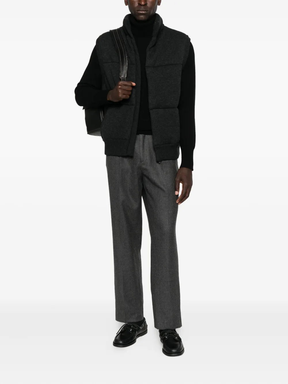 Eric Bompard Broek met geplooide details - Grijs