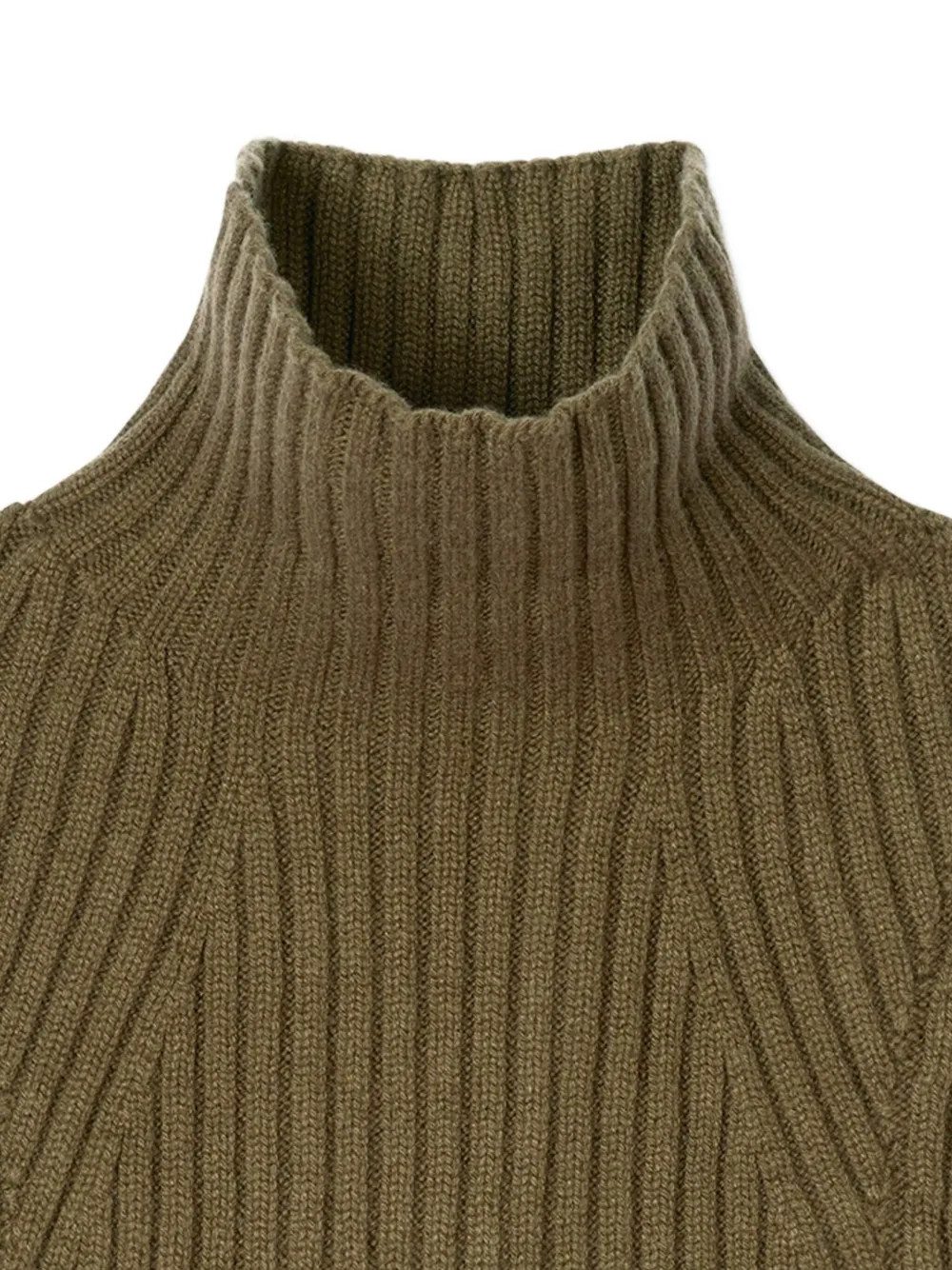 Eric Bompard ribbed high-neck cashmere bib | Image 2