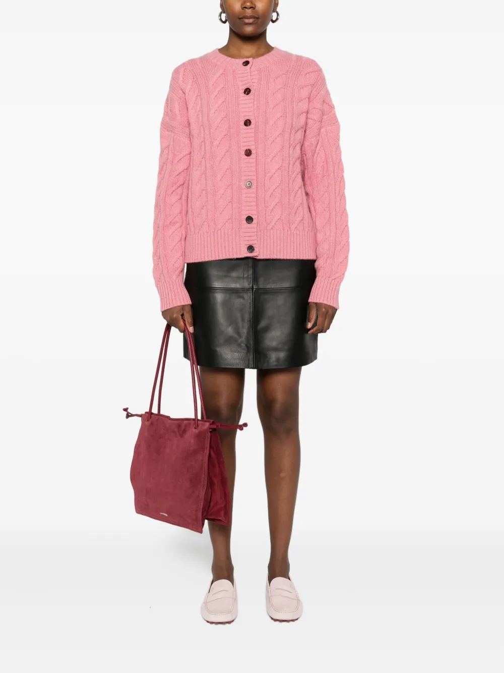 Eric Bompard cable-knit crew-neck cardigan | Cardigans | Image 2
