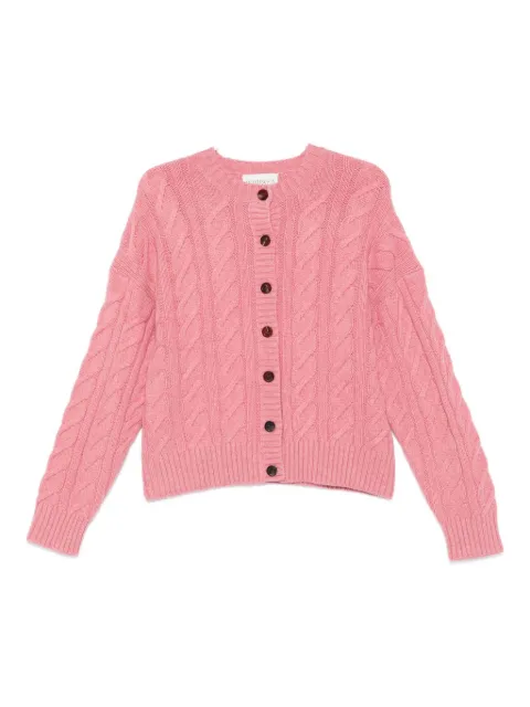 Eric Bompard cable-knit crew-neck cardigan