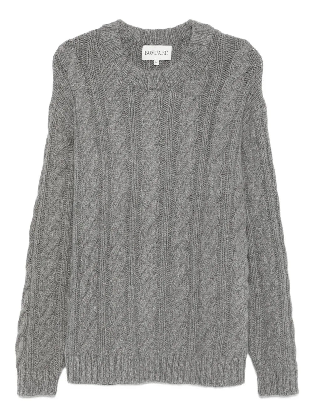 Eric Bompard cable-knit crew-neck sweater | Grey | Image 1