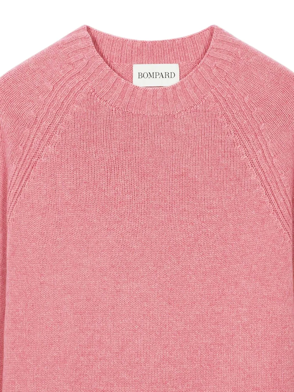Eric Bompard Trui met raglan mouwen en ronde hals - Roze