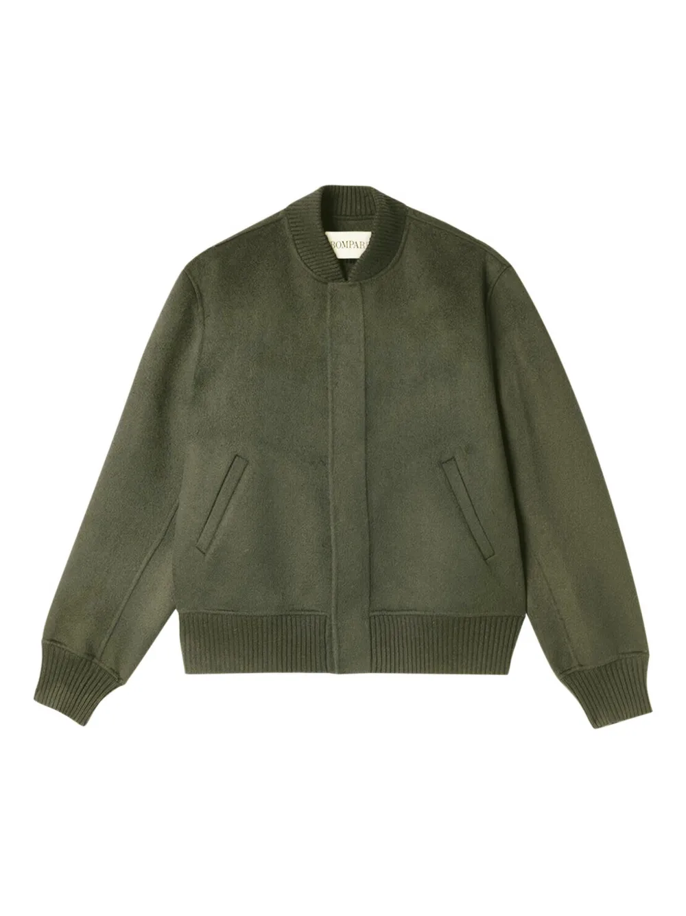Eric Bompard Double-sided Bomber Jacket In Green