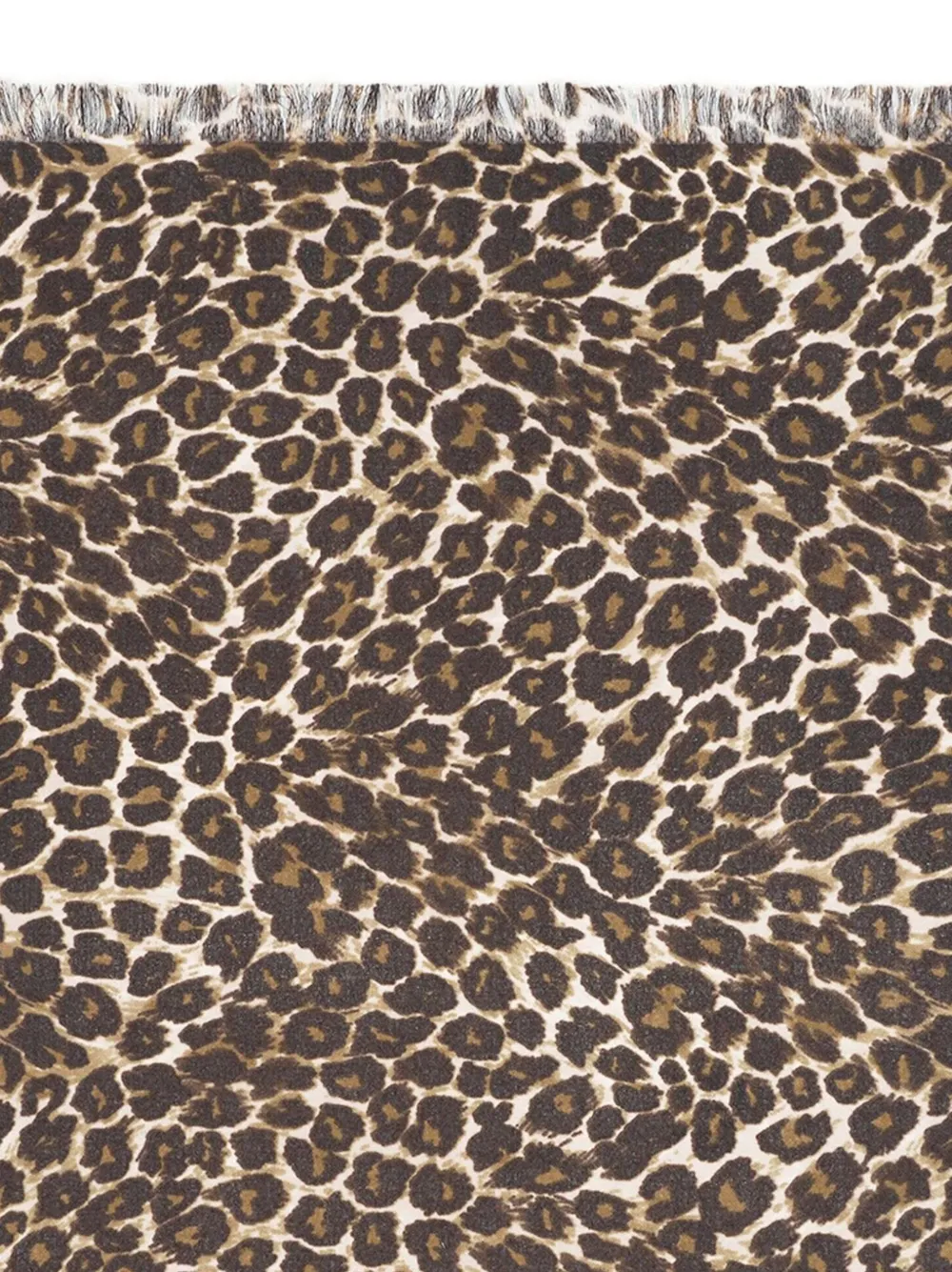 Eric Bompard leopard-print square-frame scarf | Men | Image 2