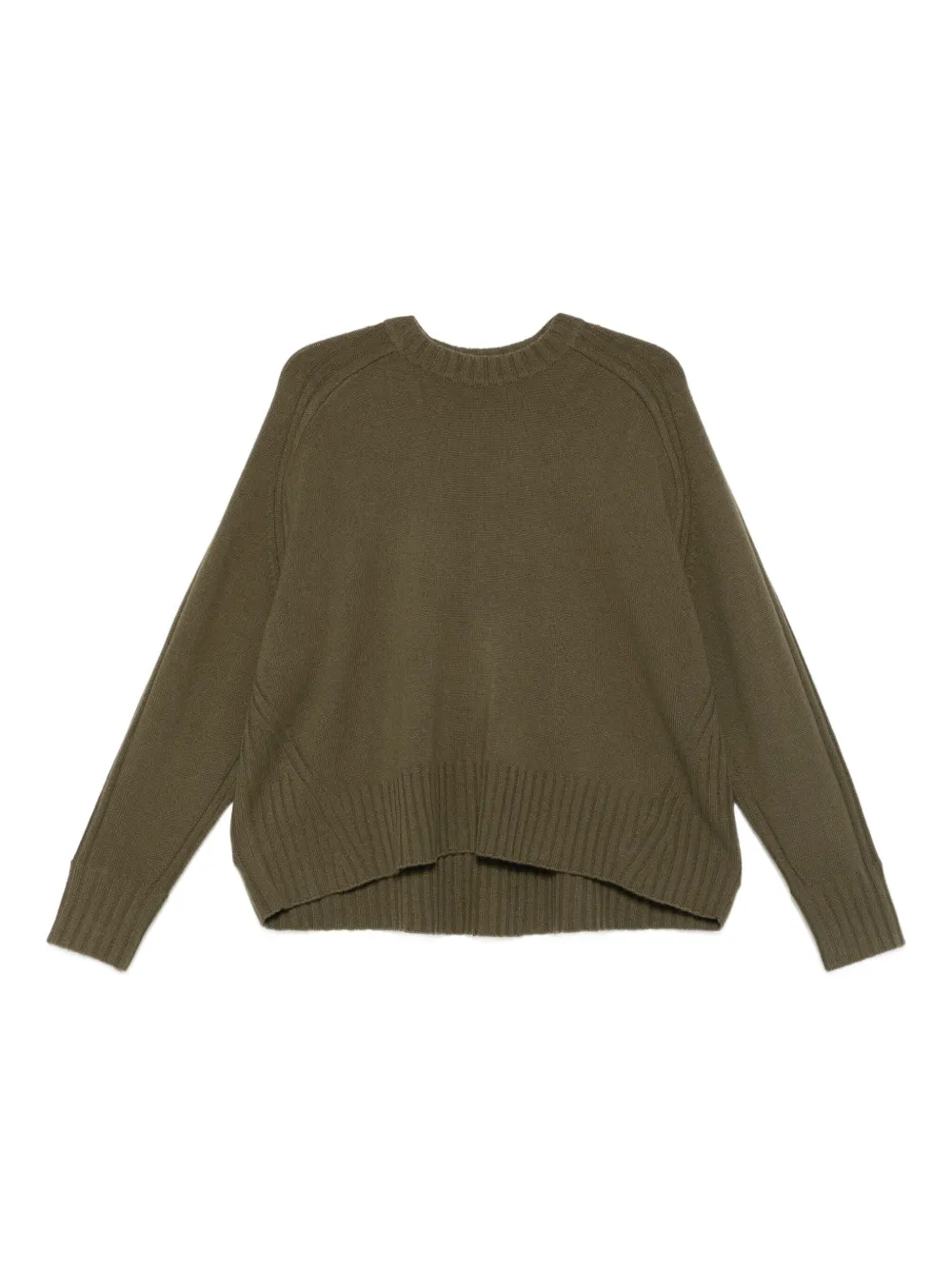 Eric Bompard ribbed crew-neck sweater | Green | Image 1