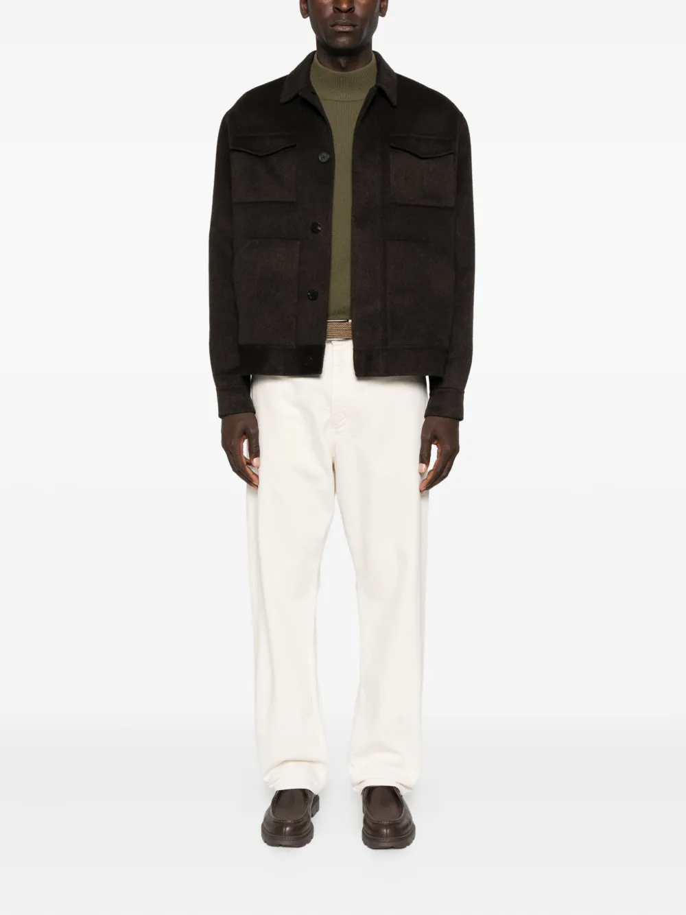 Eric Bompard patch-pockets shirt jacket | Shirt Jackets | Image 2