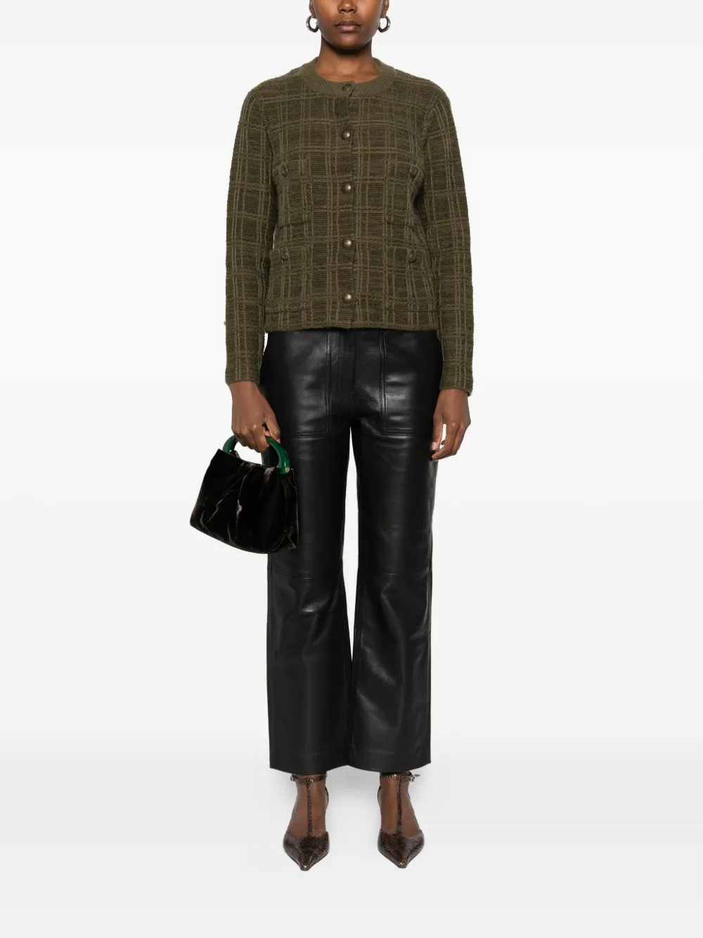 Eric Bompard jacquard tweed button jacket | Tweed Jackets | Image 2