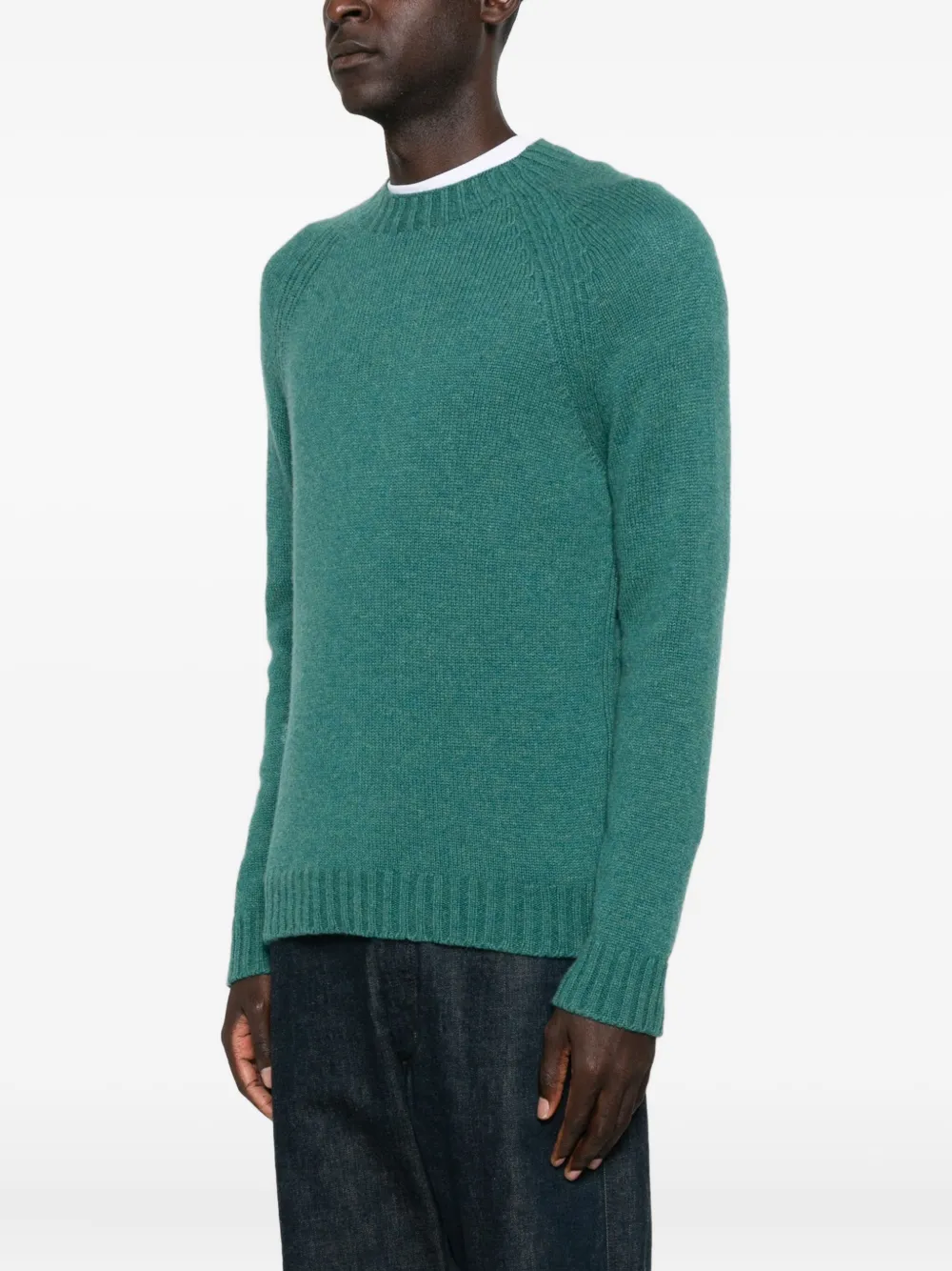 Eric Bompard Crew-neck Sweater In Green