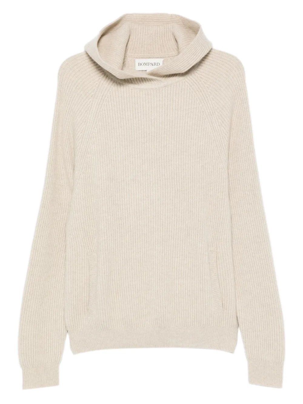 Eric Bompard ribbed-knit hooded sweater | Neutrals | Image 1