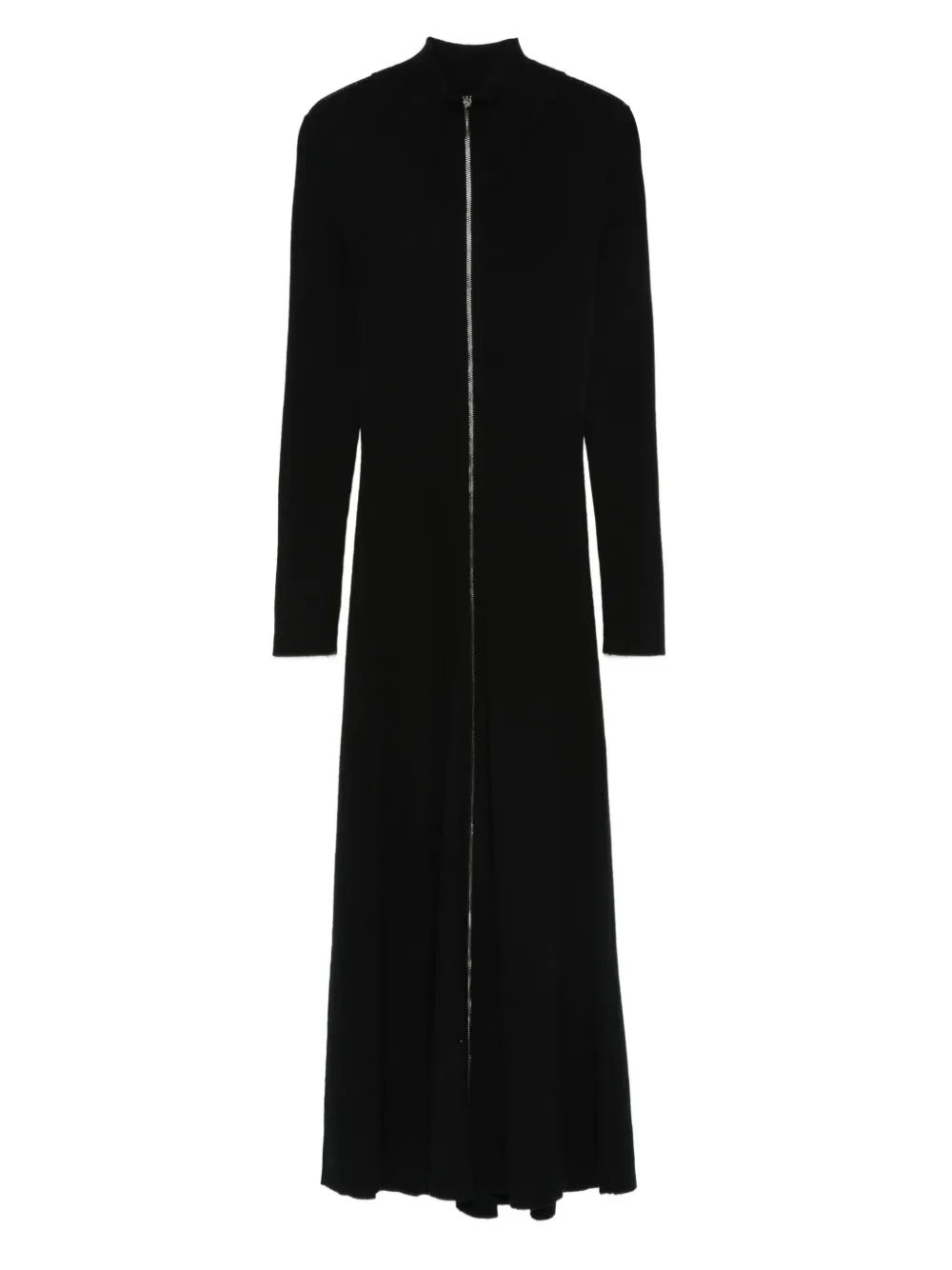 Eric Bompard robe mi-longue zippée à col montant | noir | Image 1