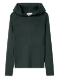 Eric Bompard ribbed hooded pullover - Grey