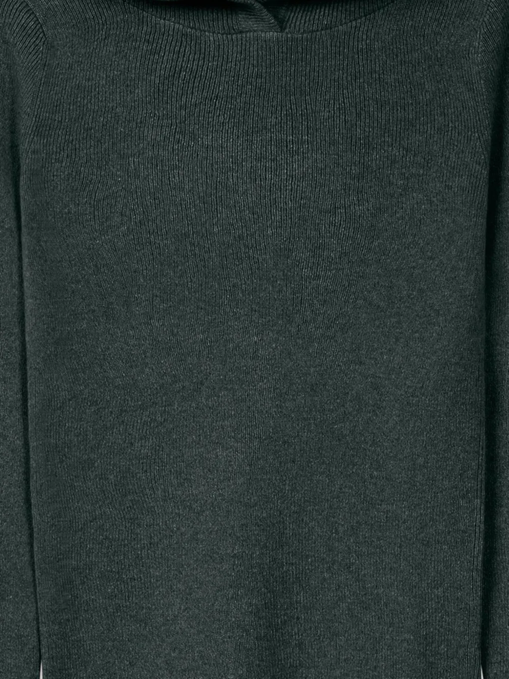 Eric Bompard Ribbed Hooded Pullover In Gray