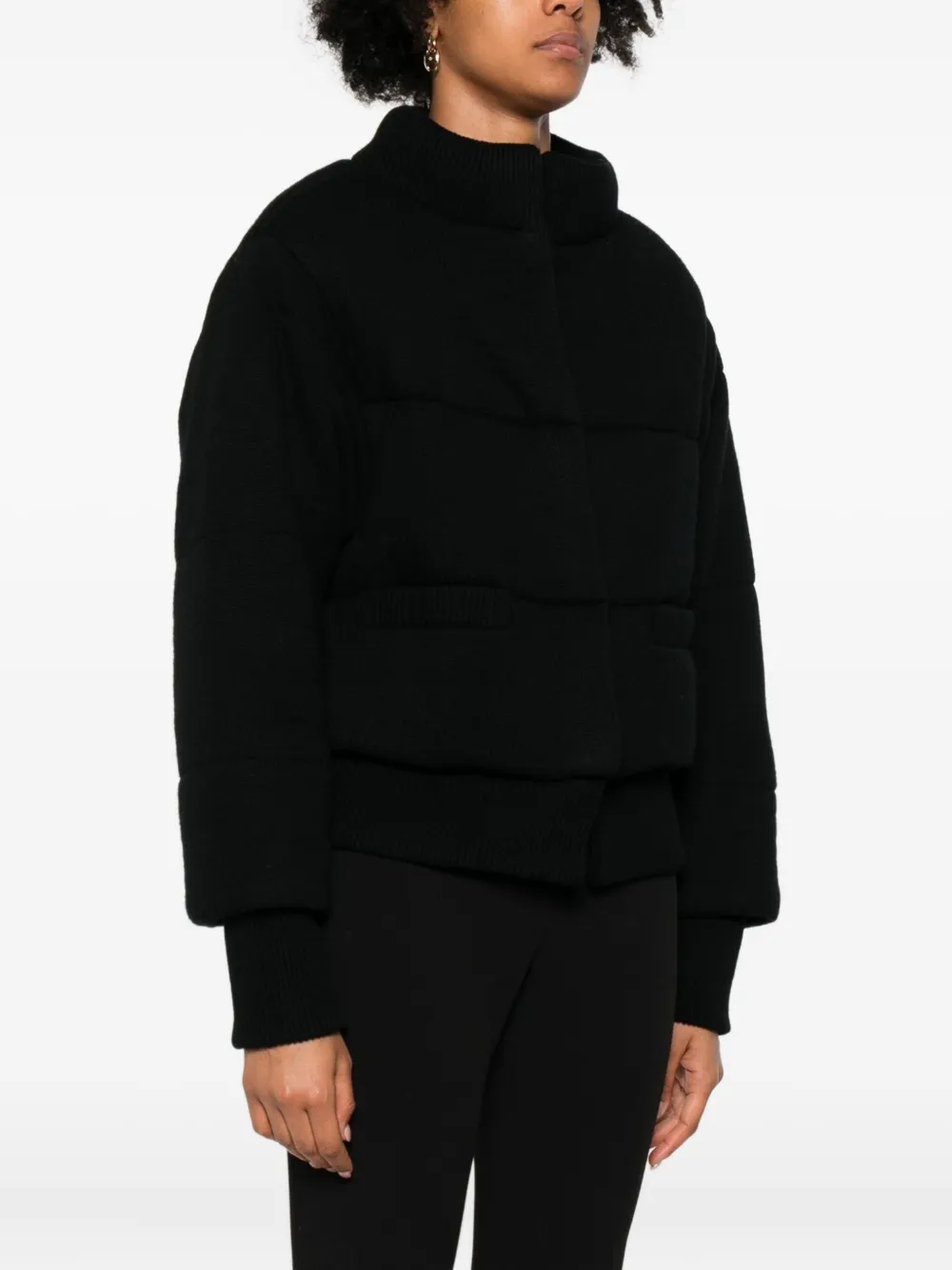 Eric Bompard Gewatteerd jack Zwart