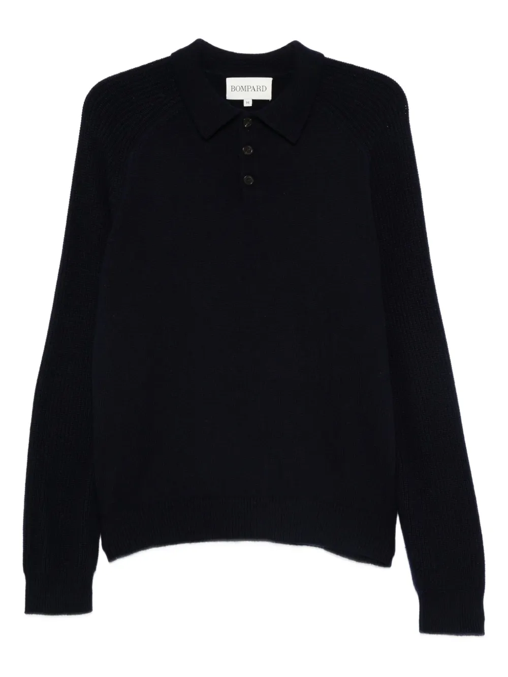 Eric Bompard قميص بولو بأكمام طويلة | رمادي | Image 1