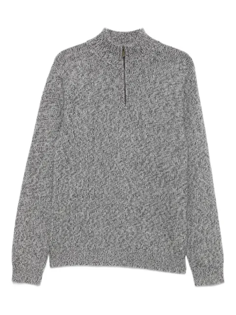 Eric Bompard Marl zip-fastening sweater