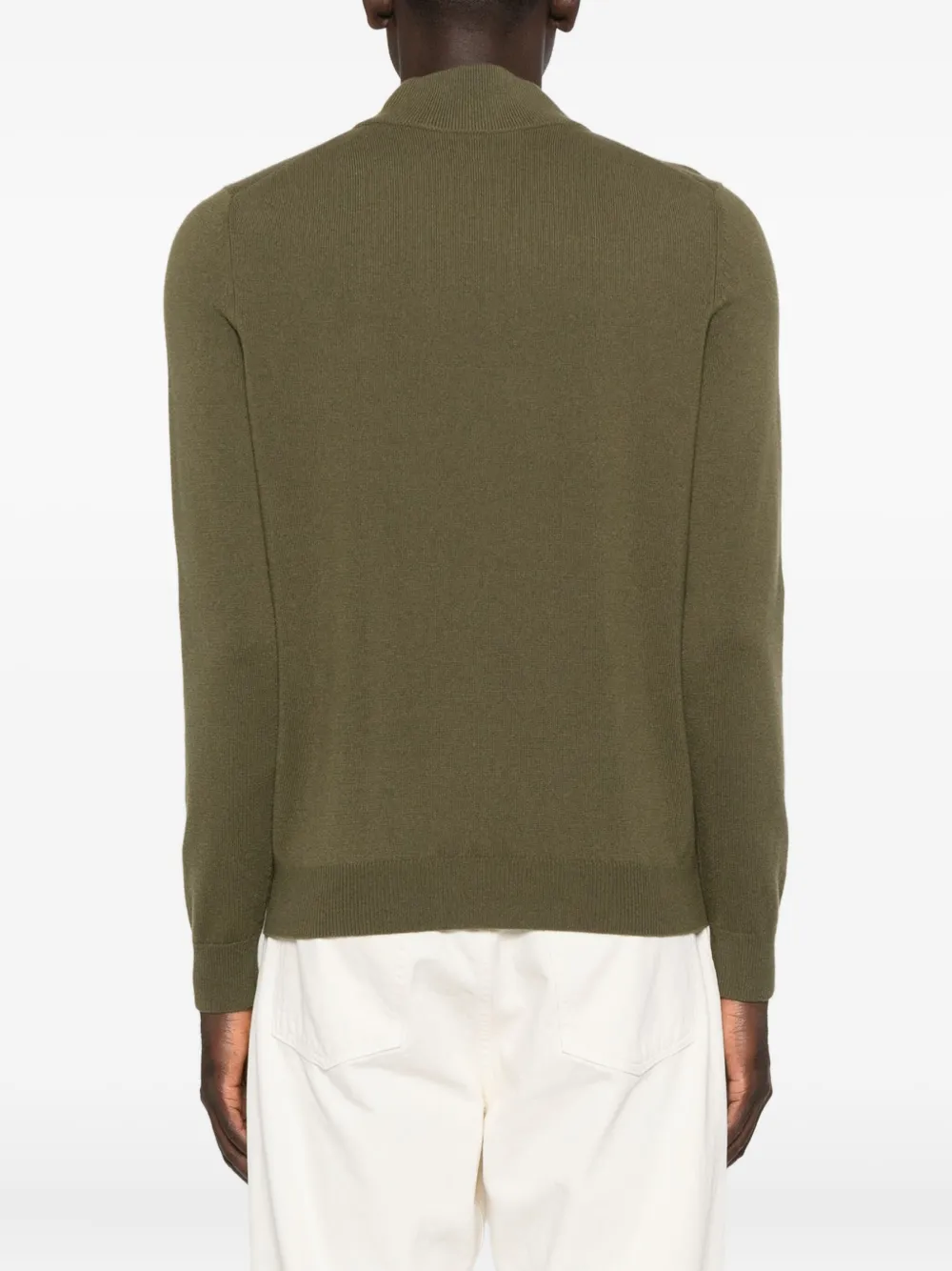 Eric Bompard Round-neck Sweater In Green