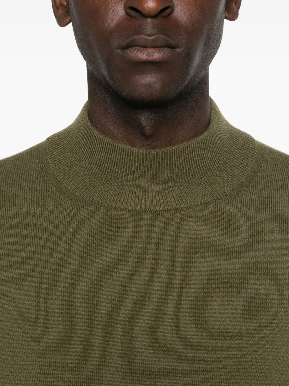 Eric Bompard Round-neck Sweater In Green