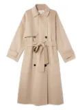 Eric Bompard double-breasted belted coat - Neutrals