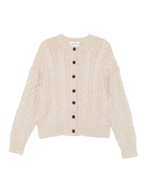 Eric Bompard cable-knit crew-neck cardigan