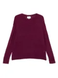 Eric Bompard round-neck ribbed sweater - Red