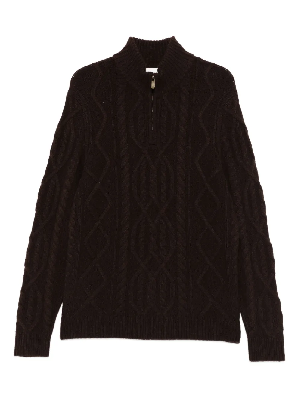 Eric Bompard cable-knit sweater | Brown | Image 1