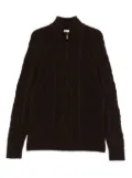 Eric Bompard cable-knit sweater - Brown