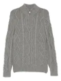 Eric Bompard cable-knit sweater - Grey