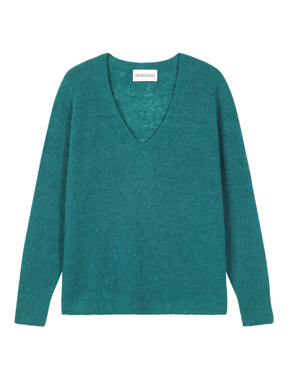 Eric Bompard V-neck ribbed sweater | Green | Image 1