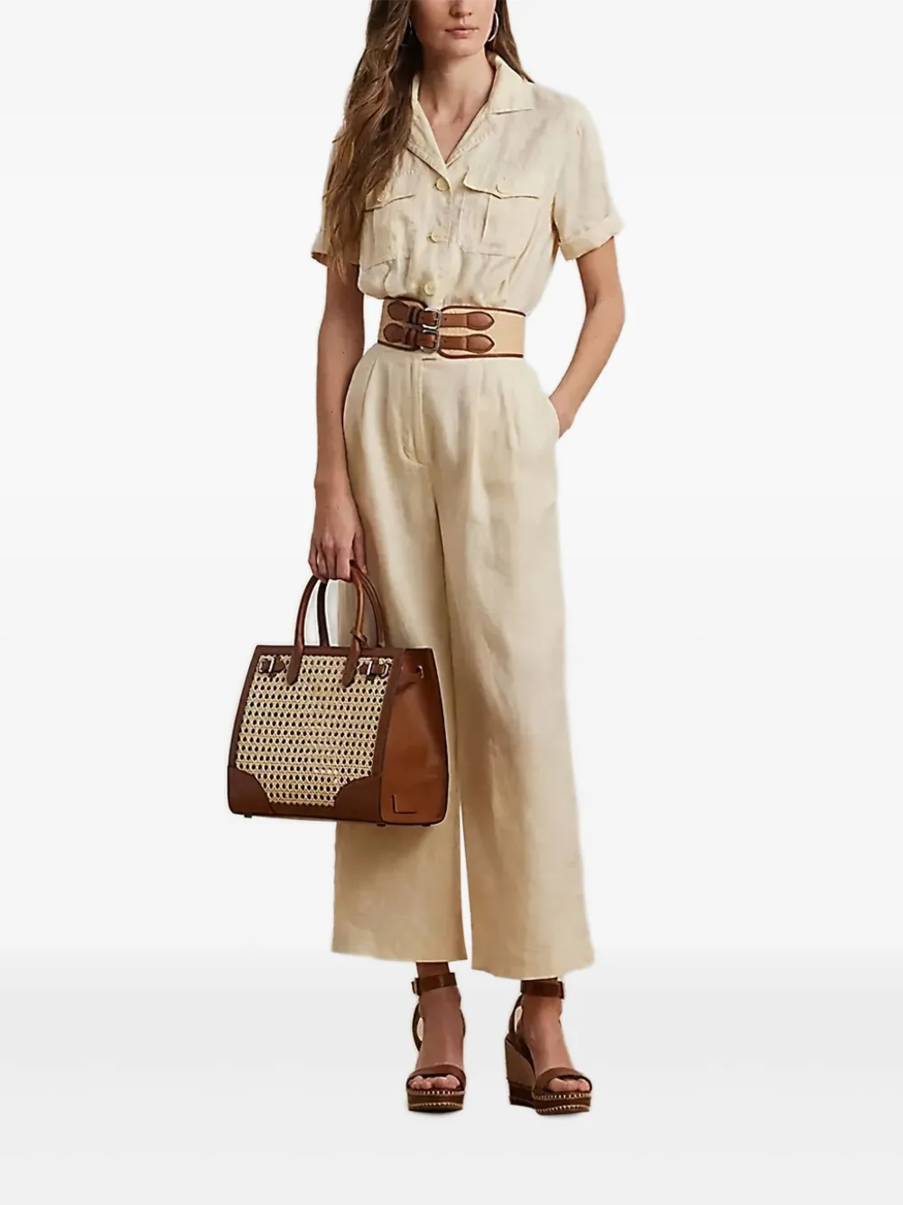 Lauren Ralph Lauren embroidered jumpsuit | Full Length | Image 2