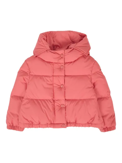 Moncler Enfant ruffled quilted jacket
