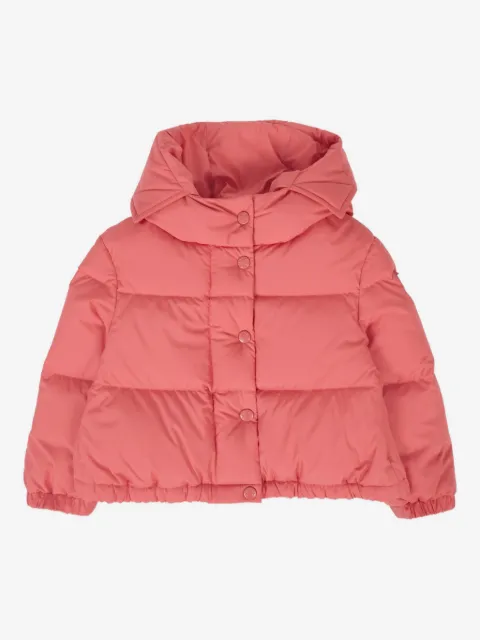 Moncler Enfant chamarra capitonada con capucha