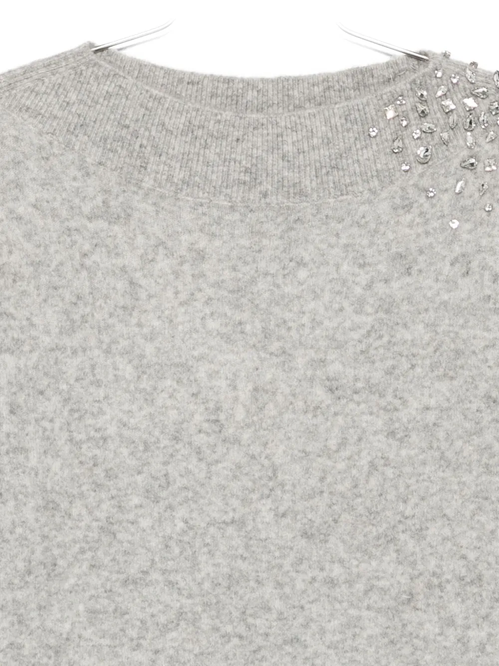 Seventy Crystal-embellished Sweater In Gray