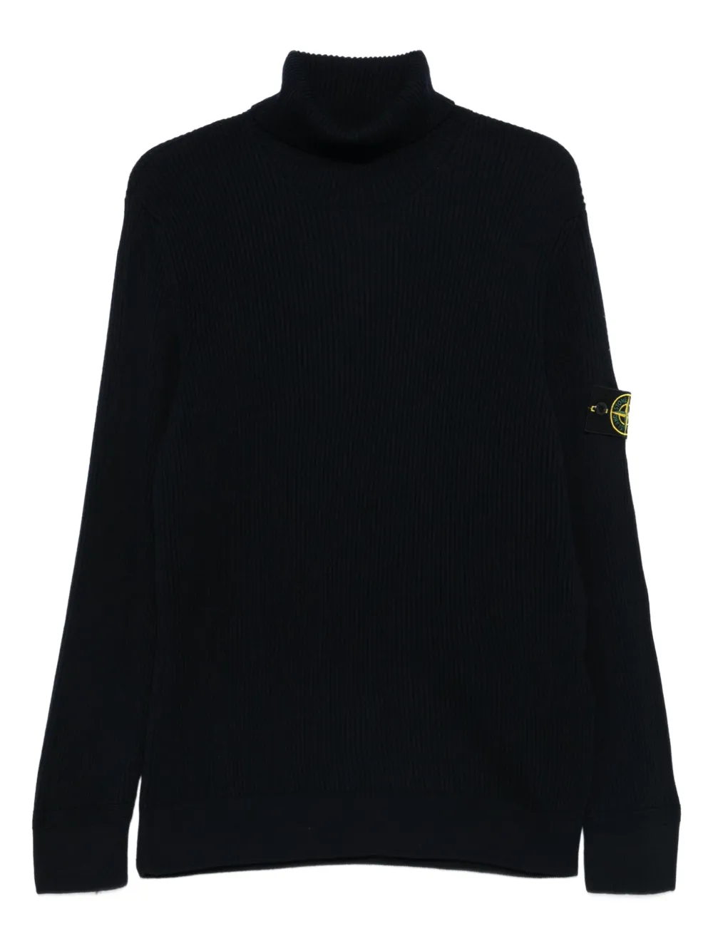 Stone Island Geribbelde coltrui Blauw