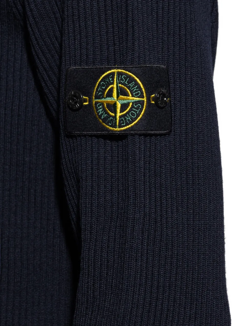 Stone Island Ribgebreide coltrui Blauw