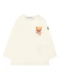 Moncler Enfant Teddy Bear long-sleeve T-shirt - White