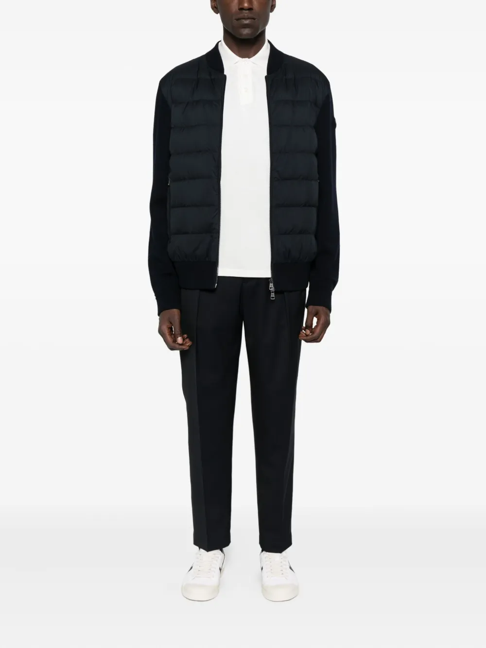 Moncler quilted jacket Blauw