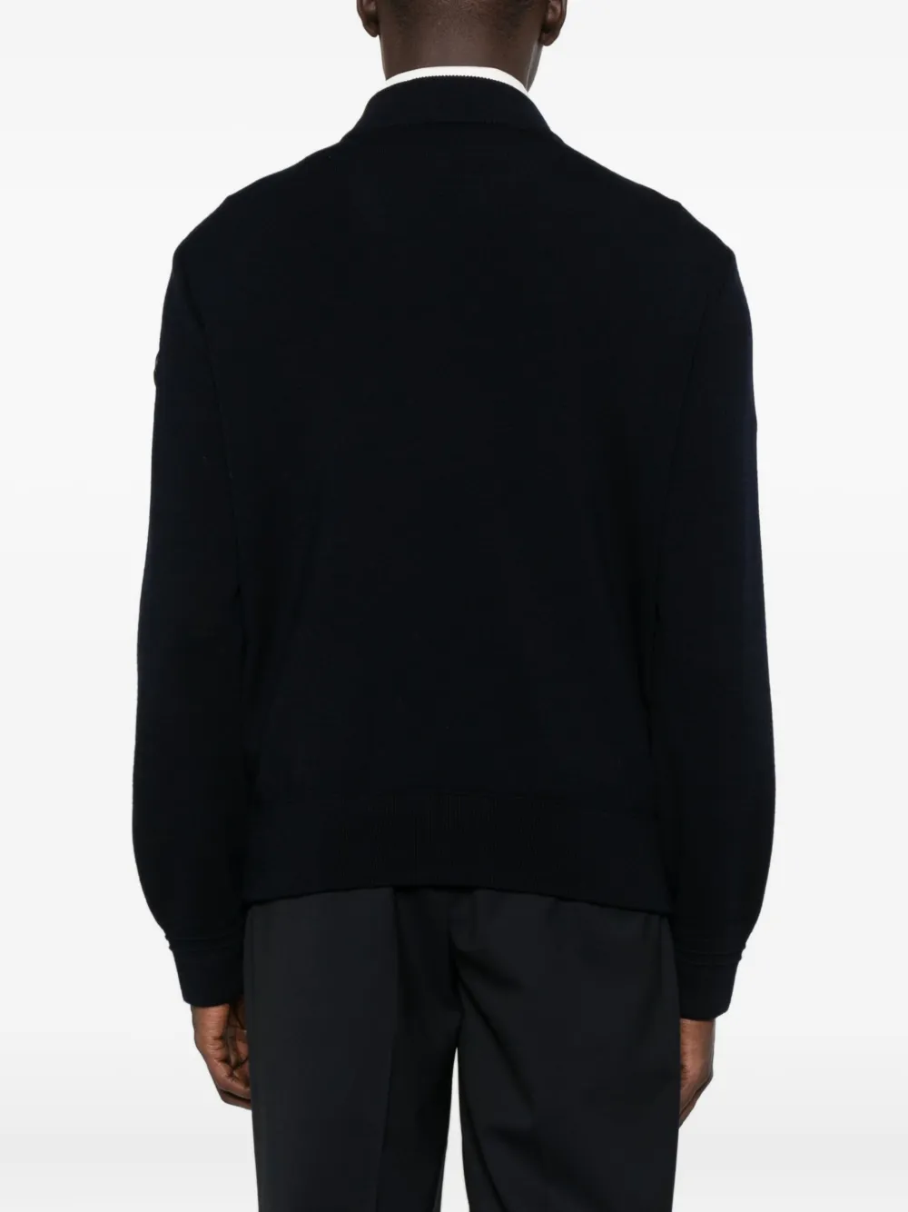 Moncler quilted jacket Blauw