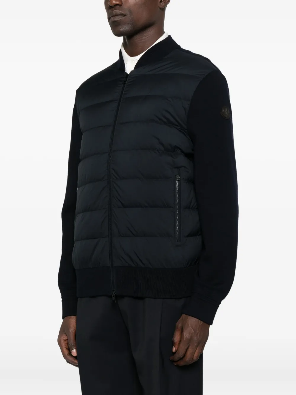 Moncler quilted jacket Blauw