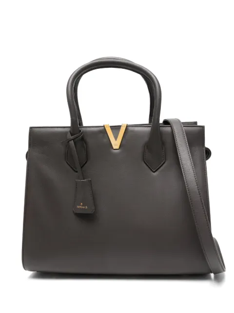 Via Roma 15 V-detail tote bag
