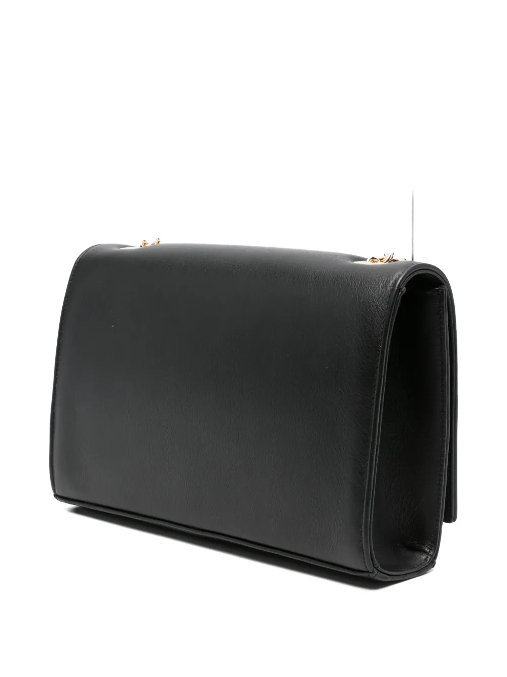 Via Roma 15 logo-plaque shoulder bag - Zwart
