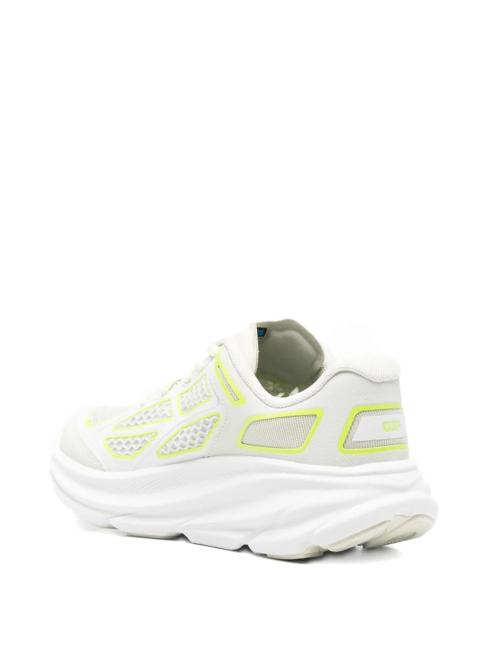 HOKA Clifton One9 mesh-panel sneakers White