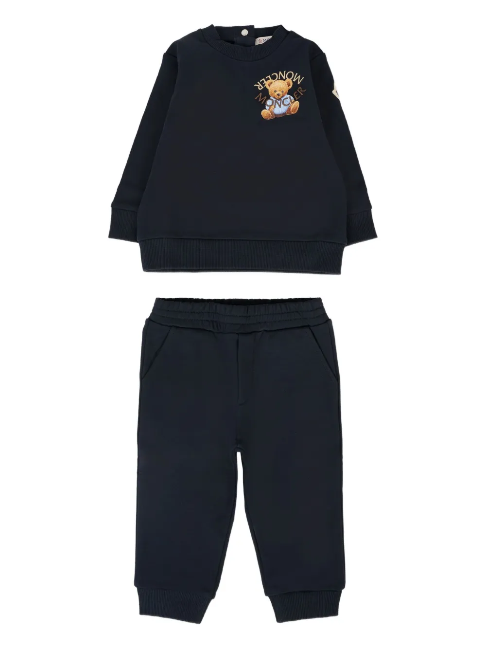 Moncler Enfant Teddy trainingspak Blauw