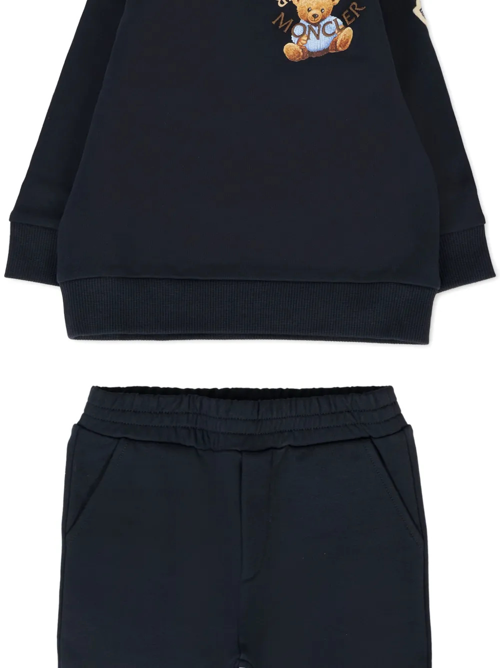 Moncler Enfant Teddy trainingspak Blauw