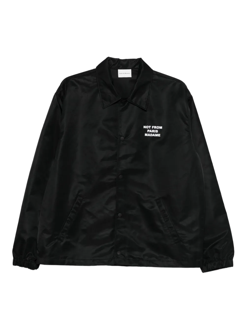 Drôle De Monsieur La Veste Slogan jack met print Zwart