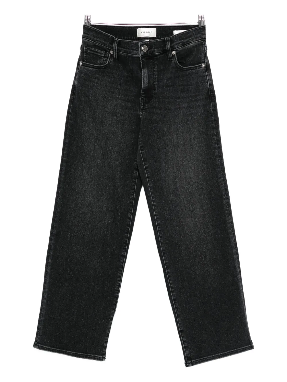 Frame Stretch-cotton Jeans In Black