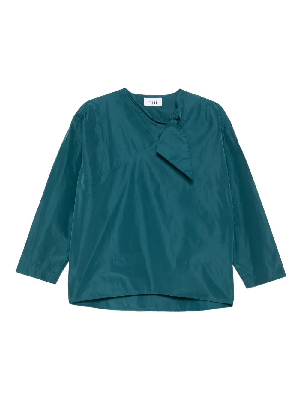 Niu bow-detail top | Green | Image 1
